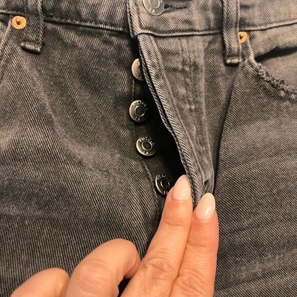 Pistola Black Keaton High Rise Distressed Jeans Size 28 - Picture 9 of 12